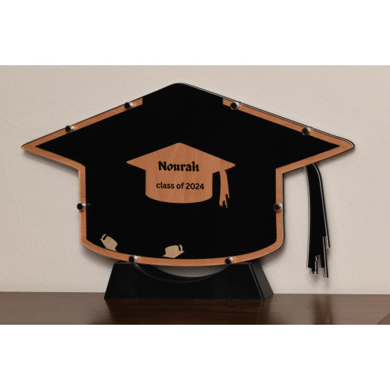 طارة أمنيات قبعة التخرج اسود طارة أمنيات قبعة التخرج اسود