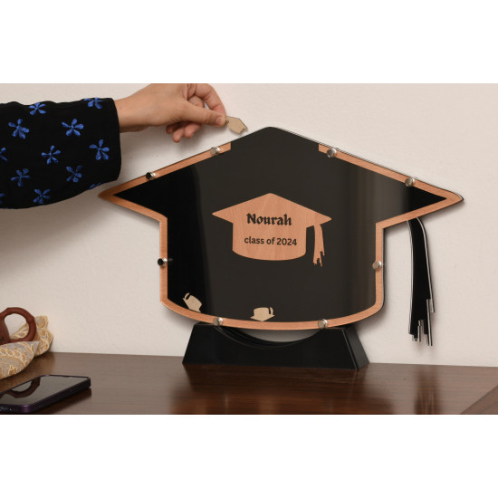 طارة أمنيات قبعة التخرج اسود طارة أمنيات قبعة التخرج اسود