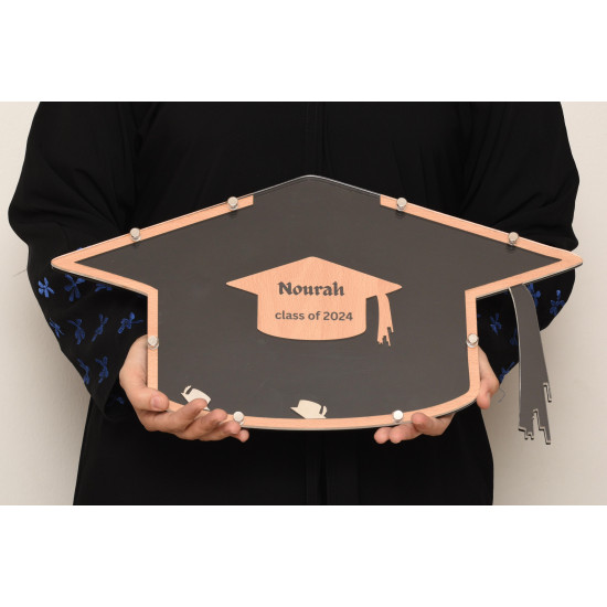 طارة أمنيات قبعة التخرج اسود طارة أمنيات قبعة التخرج اسود