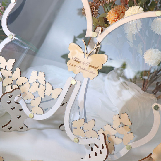 طارة فراشة شفاف طارة فراشة شفاف