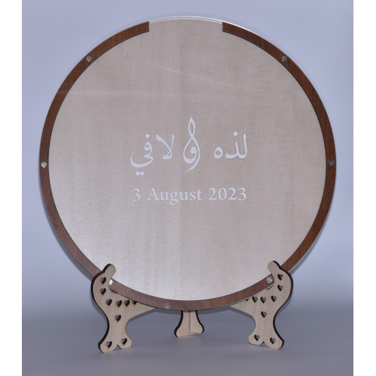 طارة دائري خشبي