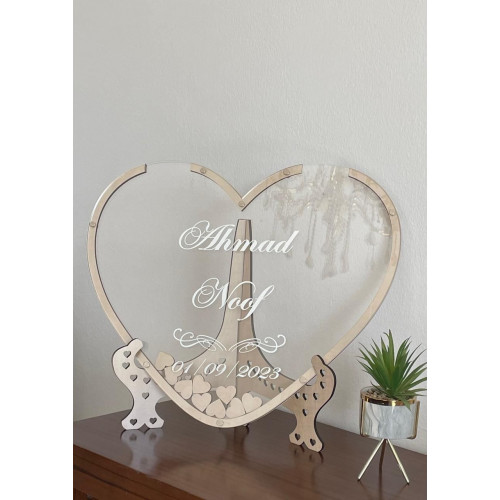 طارة قلب شفاف طارة قلب شفاف