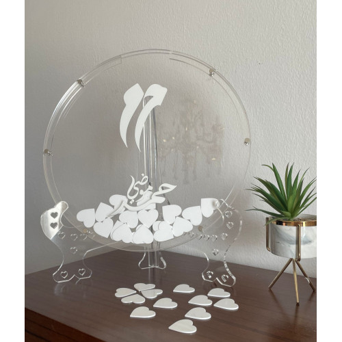 طارة دائري اكرليك شفاف بالكامل طارة دائري اكرليك شفاف بالكامل