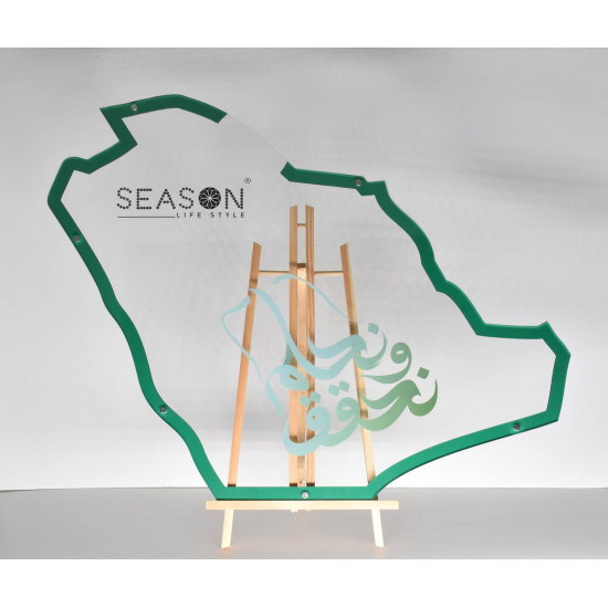 طارة خريطة المملكة شفاف طارة خريطة المملكة شفاف