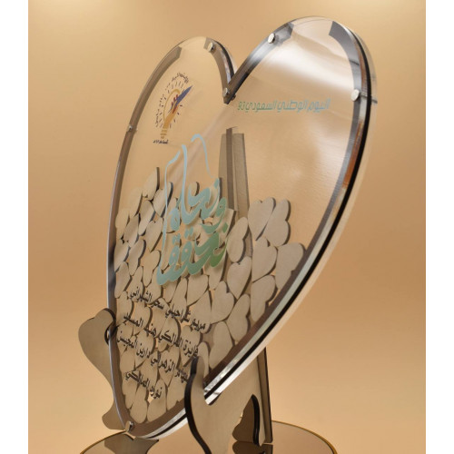 طارة قلب اكرليك طارة قلب اكرليك