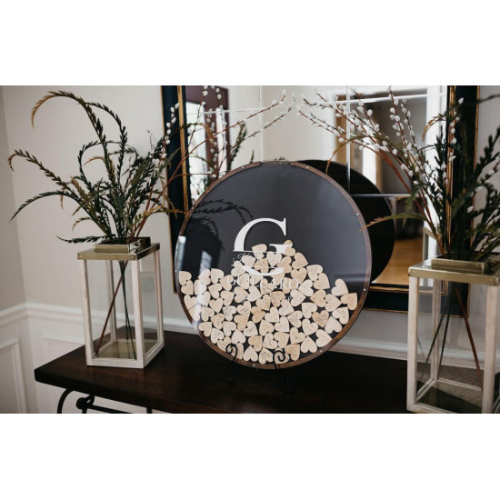 طارة الأمنيات دائري خلفية اسود