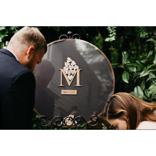 طارة الأمنيات دائري خلفية اسود 