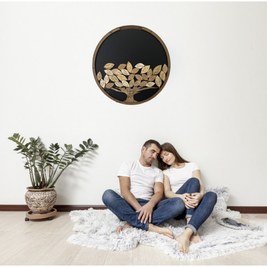 طارة الأمنيات دائري خلفية اسود