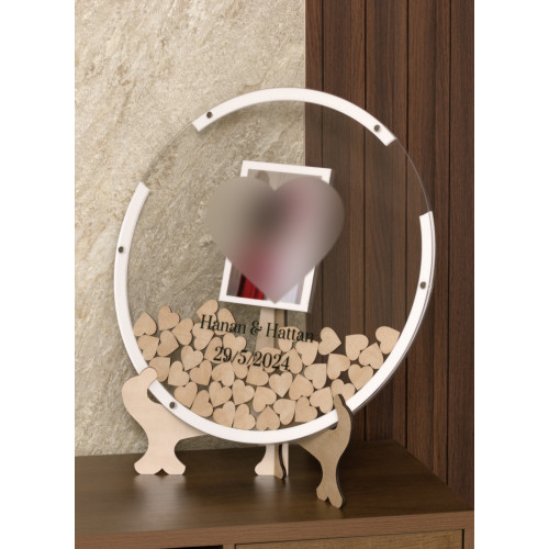 طارة الأمنيات دائري خلفية اكرليك