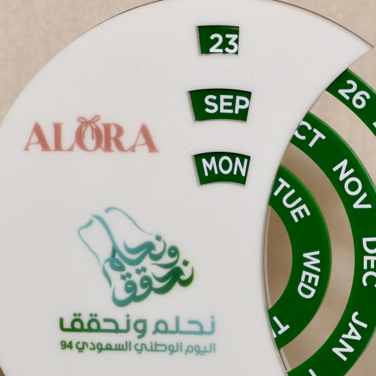 تقويم أكرليك متحرك 20*20 سم تقويم أكرليك متحرك 20*20 سم