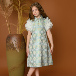 فستان بناتي أنيق ومزخرف - 764 فستان بناتي أنيق ومزخرف - 764