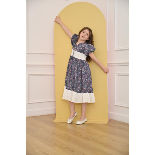 فستان بناتي مشجر - Mk23107 فستان بناتي مشجر - Mk23107