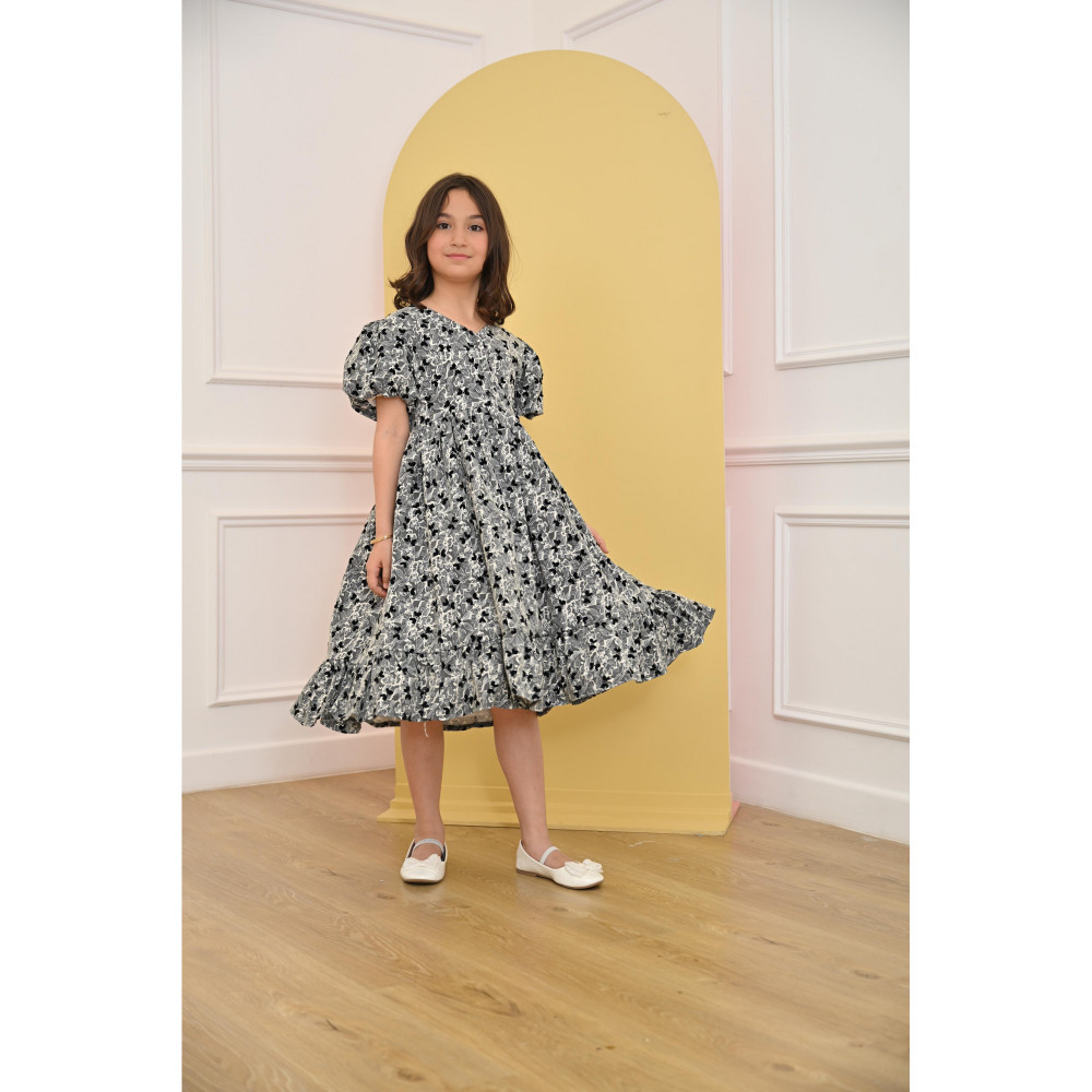 فستان بناتي فراشة Mk23112