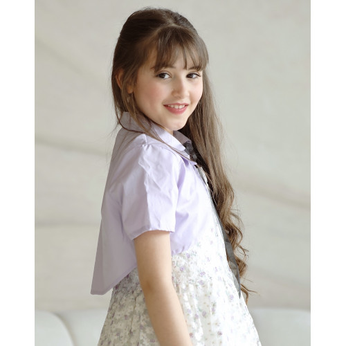 فستان بناتي مشجر وجاكيت - Mk2501008 فستان بناتي مشجر وجاكيت - Mk2501008