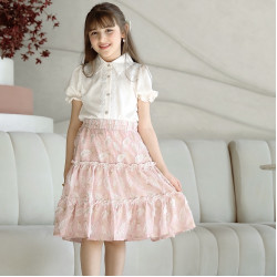 تيور بناتي بتطريز ورق الشجر - Mk2501002 تيور بناتي بتطريز ورق الشجر - Mk2501002