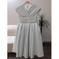 فستان بناتي سماوي بتصميم انيق وكلاسيكي - 925