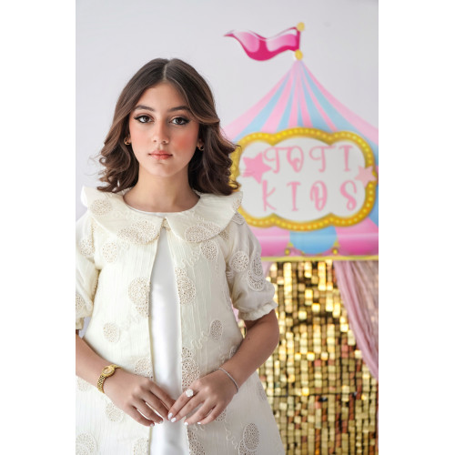 فستان بناتي قطعتين جاكيت - 952 فستان بناتي قطعتين جاكيت - 952