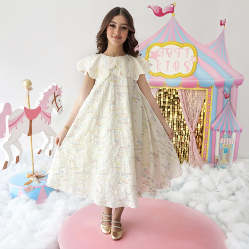 فستان بناتي مستوحى من أجواء المهرجانات - 1010 فستان بناتي مستوحى من أجواء المهرجانات - 1010