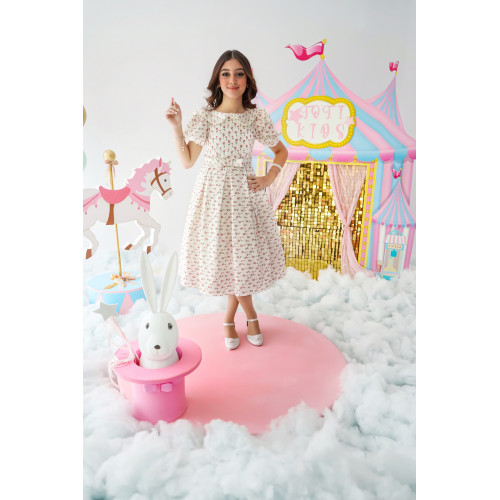 فستان بناتي مورد بالزهور سحر الإطلالة الريفية - 1000 فستان بناتي مورد بالزهور سحر الإطلالة الريفية - 1000