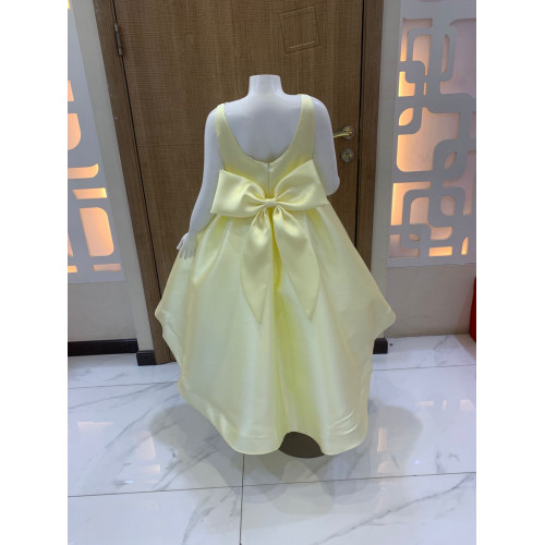 فستان بناتي بـلونين هاي لو | فستان سهرة ساتان فاخر - M3768