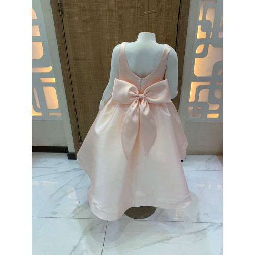 فستان بناتي بـلونين هاي لو | فستان سهرة ساتان فاخر - M3768