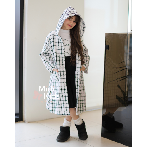 طقم شتوي بناتي 3 قطع | بالطو وتيور وبلوزة لإطلالة متكاملة - Mk25900 طقم شتوي بناتي 3 قطع | بالطو وتيور وبلوزة لإطلالة متكاملة - Mk25900