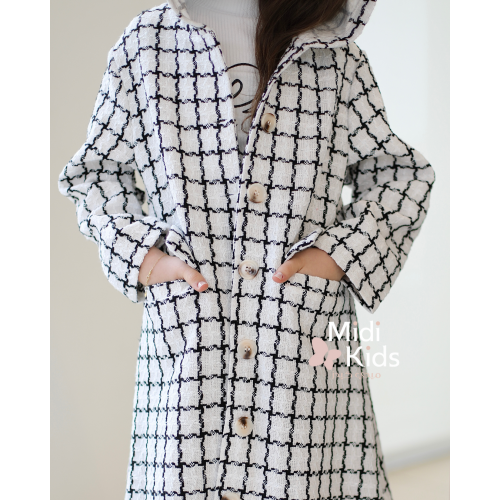 طقم شتوي بناتي 3 قطع | بالطو وتيور وبلوزة لإطلالة متكاملة - Mk25900 طقم شتوي بناتي 3 قطع | بالطو وتيور وبلوزة لإطلالة متكاملة - Mk25900