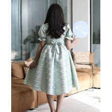 فستان بناتي سحر الألوان بتطريز ذهبي ولؤلؤ فاخر - 1157 فستان بناتي سحر الألوان بتطريز ذهبي ولؤلؤ فاخر - 1157