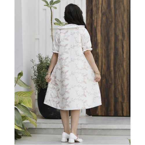 طقم فستان بناتي قطعتين | جاكيت مطرز روز وفستان ميكادو - 1184 طقم فستان بناتي قطعتين | جاكيت مطرز روز وفستان ميكادو - 1184