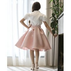 طقم بناتي تيور لحمي بفيونكة خصر وبلوزة مرصعة باكسسوار - M3807 طقم بناتي تيور لحمي بفيونكة خصر وبلوزة مرصعة باكسسوار - M3807