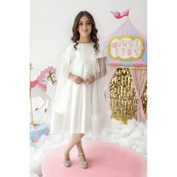 فستان بناتي فراشة سكري - m3626