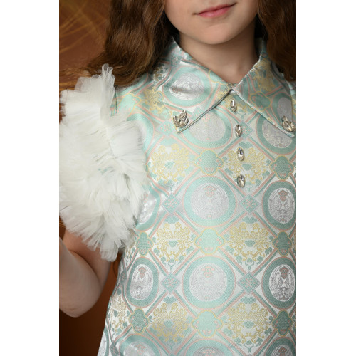 فستان بناتي أنيق ومزخرف - 764 فستان بناتي أنيق ومزخرف - 764