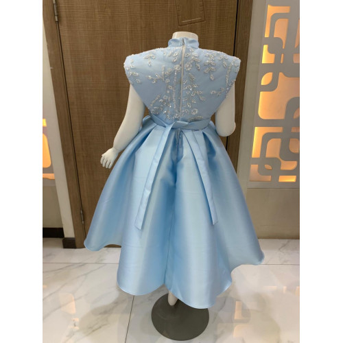 فستان بناتي سهرة 4 الوان بتصميم منفوش وتطريز ناعم - M3604 فستان بناتي سهرة 4 الوان بتصميم منفوش وتطريز ناعم - M3604