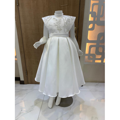 فستان بناتي سهرة 4 الوان بتصميم منفوش وتطريز ناعم - M3604 فستان بناتي سهرة 4 الوان بتصميم منفوش وتطريز ناعم - M3604