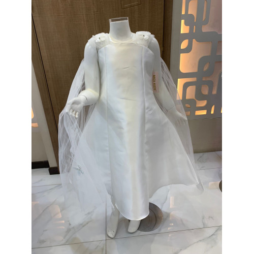 فستان بناتي سهرة لونين فراشات وذيل - M3565 فستان بناتي سهرة لونين فراشات وذيل - M3565