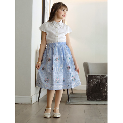 تيور بناتي بتطريز ولمسات ساحرة - Mk2501003 تيور بناتي بتطريز ولمسات ساحرة - Mk2501003