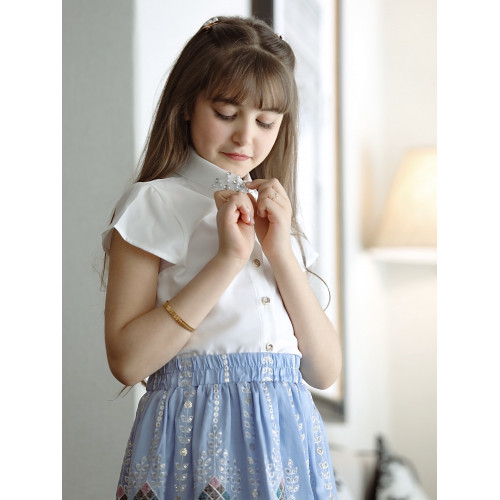 تيور بناتي بتطريز ولمسات ساحرة - Mk2501003 تيور بناتي بتطريز ولمسات ساحرة - Mk2501003