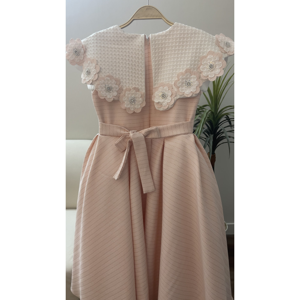 فستان بناتي دلعة ورود لونين - 927