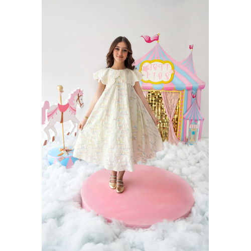 فستان بناتي مستوحى من أجواء المهرجانات - 1010 فستان بناتي مستوحى من أجواء المهرجانات - 1010