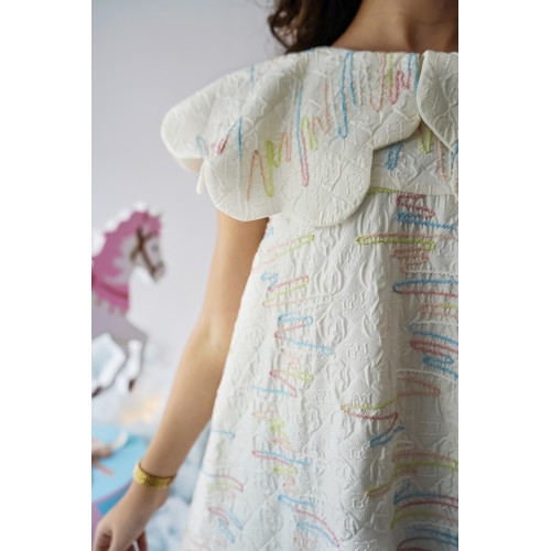 فستان بناتي مستوحى من أجواء المهرجانات - 1010 فستان بناتي مستوحى من أجواء المهرجانات - 1010