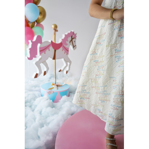 فستان بناتي مستوحى من أجواء المهرجانات - 1010 فستان بناتي مستوحى من أجواء المهرجانات - 1010