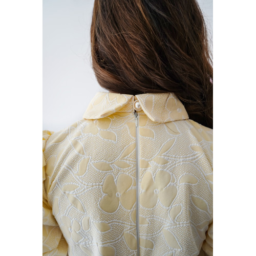 فستان بناتي بتفاصيل كسرة ولمسات جلابية - 990 فستان بناتي بتفاصيل كسرة ولمسات جلابية - 990