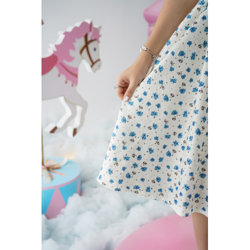 فستان بناتي مورد نسمة من حقل زهور - 1014 فستان بناتي مورد نسمة من حقل زهور - 1014