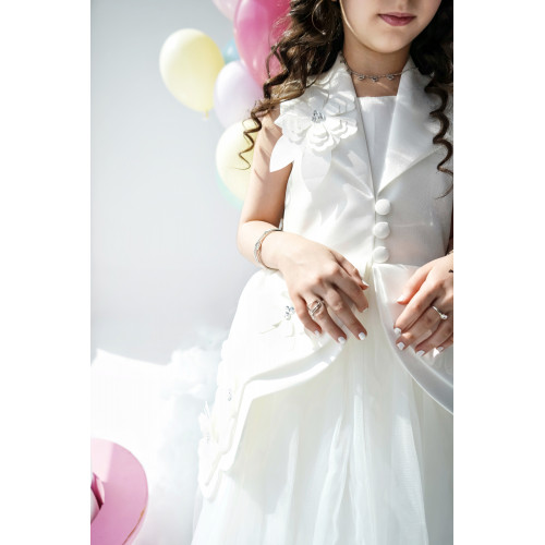 فستان بناتي إطلالة ملائكية للمناسبات بلونين - M3720 فستان بناتي إطلالة ملائكية للمناسبات بلونين - M3720