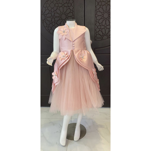 فستان بناتي إطلالة ملائكية للمناسبات بلونين - M3720 فستان بناتي إطلالة ملائكية للمناسبات بلونين - M3720