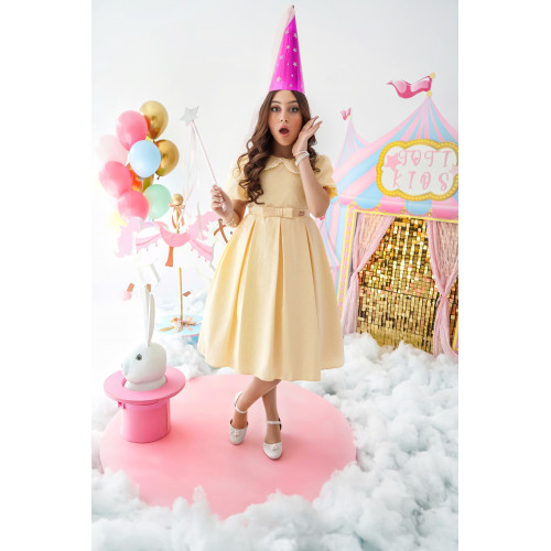 فستان الاميرات الاصفر - 992