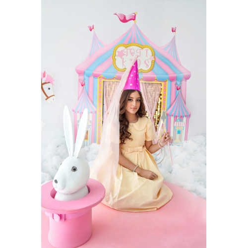 فستان الاميرات الاصفر - 992