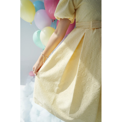 فستان الاميرات الاصفر - 992