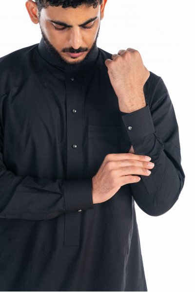 ثوب أسود 1 ( تفصيل ) ثوب أسود 1 ( تفصيل )