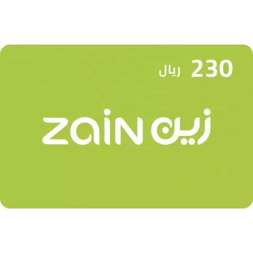 بطاقة شحن زين 230